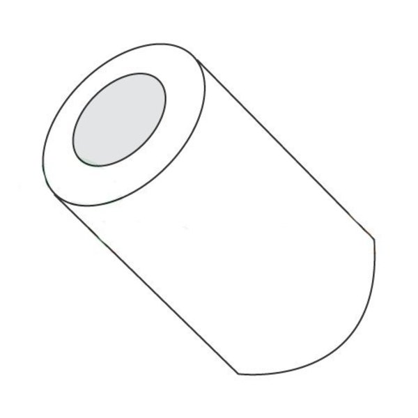 Newport Fasteners Round Spacer, #6 Screw Size, Natural Nylon, 3/4 in Overall Lg, 0.140 in Inside Dia 706987